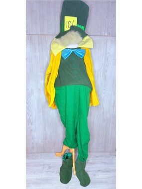 Vintage rare hard to find Disney store mad hatter costume hat shoes jacket suit